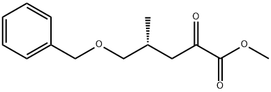 R-5-苄氧基-4-甲基-2-氧代-戊酸甲酯, 1245644-03-4, 结构式
