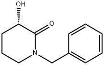 (S)-1-benzyl-3-hydroxypiperidin-2-one Struktur