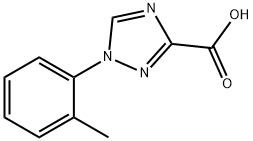 1-o-tolyl-1H-1,2,4-triazole-3-carboxylic acid Struktur