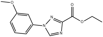 ethyl 1-(3-methoxyphenyl)-1H-1,2,4-triazole-3-carboxylate Struktur