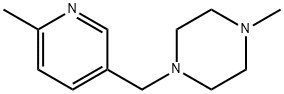 1-methyl-4-((6-methylpyridin-3-yl)methyl)piperazine Structure