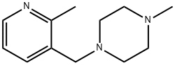 1-methyl-4-((2-methylpyridin-3-yl)methyl)piperazine Structure