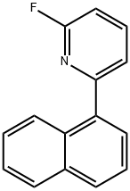 2-fluoro-6-(naphthalen-1-yl)pyridine Struktur