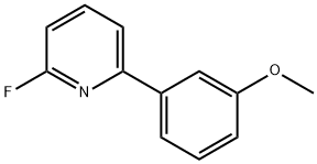 2-氟-6-(3-甲氧基苯基)吡啶, 1245650-00-3, 结构式