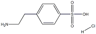 4-(2-AMinoethyl)benzenesulfonic acid hydrochloride Structure