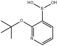 2-叔丁氧基-3-吡啶硼酸,1245898-82-1,结构式