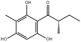 2-Methyl-4-(2-Methylbutyryl)phloroglucinol Structure
