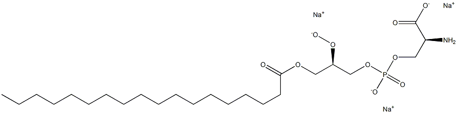 1-stearoyl-2-hydroxy-sn-glycero-3-phospho-L-serine (sodiuM salt) Struktur