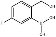 5-氟-2-(羟甲基)苯硼酸, 1246633-53-3, 结构式