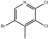 5-溴-2,3-二氯-4-甲基吡啶 结构式