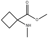 1-(甲氨基)环丁烷-1-羧酸甲酯 结构式