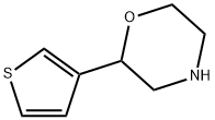 2-(Thiophen-3-yl)Morpholine Struktur