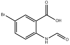 5-BroMo-2-forMaMidobenzoic acid Struktur