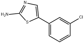 5-(3-氯苯基)噻唑-2-胺,1249447-08-2,结构式