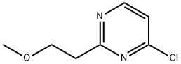 4-Chloro-2-(2-Methoxyethyl)pyriMidine 结构式