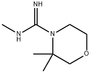 4-MorpholinecarboxiMidaMide, N,3,3-TriMethyl- Structure