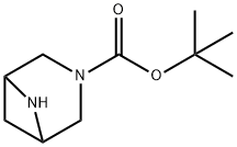 3,6-Diaza-bicyclo[3.1.1]heptane-3-carboxylic acid tert-butyl ester Struktur