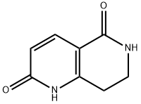 2-Hydroxy-7,8-dihydro-6H-[1,6]naphthyridin-5-one Struktur