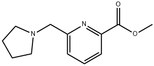 Methyl 6-(pyrrolidin-1-ylMethyl)picolinate Structure
