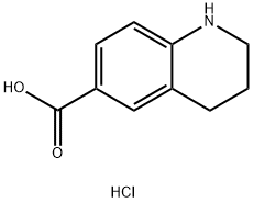 1,2,3,4-四氢喹啉-6-甲酸盐酸盐,1251923-10-0,结构式