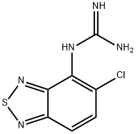 N-(5-chloro-2,1,3-benzothiadiazol-4-yl)-guanidine, 125292-37-7, 结构式