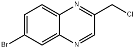 6-BroMo-2-(chloroMethyl)quinoxaline Structure