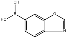 苯并噁唑-6-硼酸 结构式