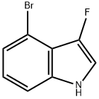 3-氟-4-溴吲哚,1253926-20-3,结构式