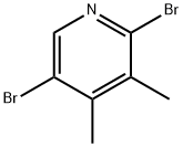 2,5-二溴-3,4-二甲基吡啶, 125419-92-3, 结构式