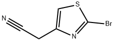 2-(2-溴噻唑-4-基)乙腈,1254558-78-5,结构式