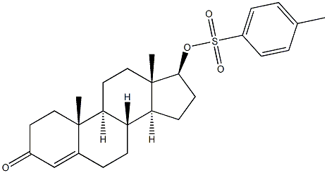 Testosterone p-Toluenesulfonate, 1255-57-8, 结构式