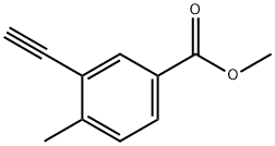3-乙炔基-4-甲基苯甲酸甲酯, 1255099-13-8, 结构式