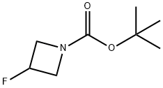 tert-butyl 3-fluoroazetidine-1-carboxylate Struktur