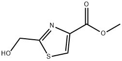 2-(羟甲基)噻唑-4-甲酸甲酯,1256240-34-2,结构式