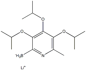 三异丙基 2-(6-甲基吡啶)硼酸锂, 1256364-24-5, 结构式
