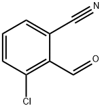 3-chloro-2-forMylbenzonitrile 化学構造式