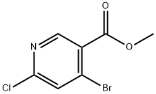 4-溴-6-氯烟酸甲酯 结构式