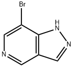 7-溴-1H-吡唑并[4,3-C]吡啶 结构式