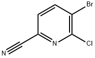 5-BroMo-6-chloropicolinonitrile Structure