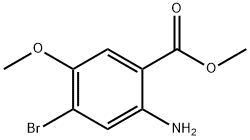 2-氨基-4-溴-5-甲氧基苯甲酸甲酯,1256955-36-8,结构式