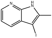3-IODO-2-METHYL-1H-PYRROLO[2,3-B]PYRIDINE,1256964-50-7,结构式