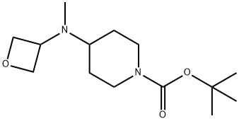 4-(メチル(オキセタン-3-イル)アミノ)ピペリジン-1-カルボン酸TERT-ブチル 化学構造式