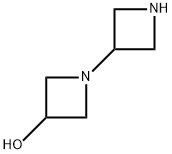 1-(アゼチジン-3-イル)アゼチジン-3-オール 化学構造式