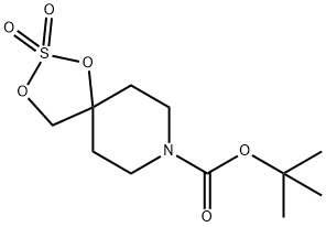 8-Boc-2,2-dioxo-1,3-dioxa-2-thia-8-azaspiro[4.5]decane 结构式