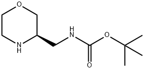(R)-tert-Butyl (Morpholin-3-ylMethyl)carbaMate Structure