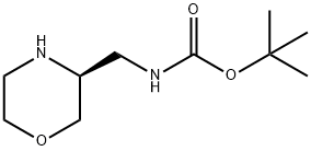 (S)-3-N-Boc-aminomethylmorpholine Structure
