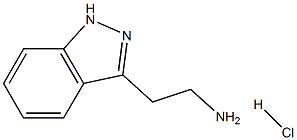 2-(1H-インダゾール-3-イル)エタンアミン塩酸塩 化学構造式