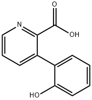 3-(2-ヒドロキシフェニル)ピコリン酸 化学構造式