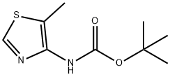 tert-Butyl (5-Methylthiazol-4-yl)carbaMate Structure