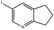 3-碘-6,7-二氢-5H-环戊二烯并[B]吡啶,1259223-96-5,结构式